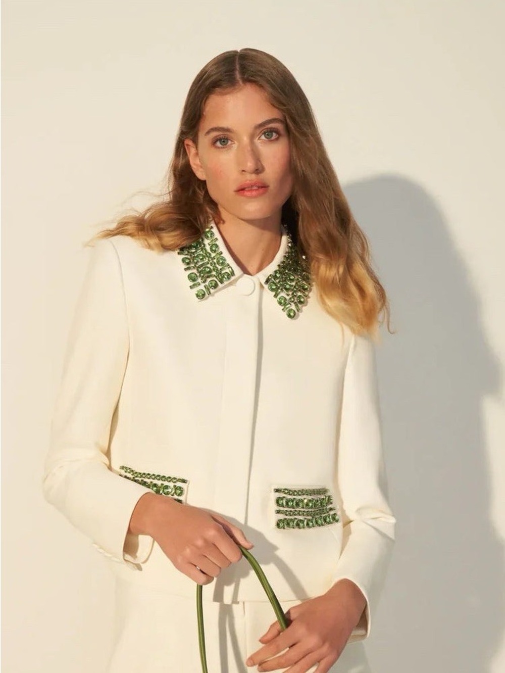 Veronica Beard Imogen Embellished Jacket Size 4